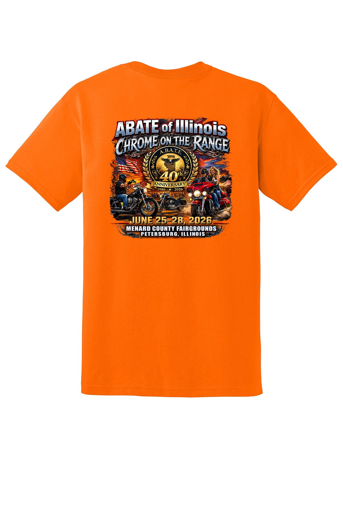 Chrome on the Range - 2026 - Gildan Dryblend - Adult T-shirt - 8000
