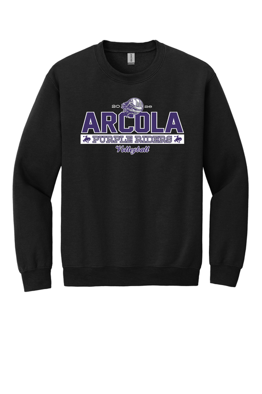 Arcola - Volleyball - Design 01 - Crewneck Sweatshirt - Gildan 18000