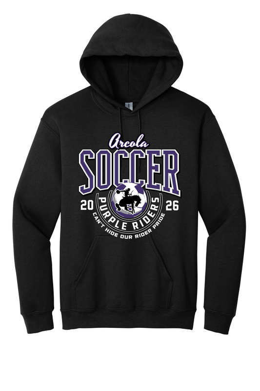 Arcola - Soccer - Design 03 - Hooded Sweatshirt - Gildan 18500