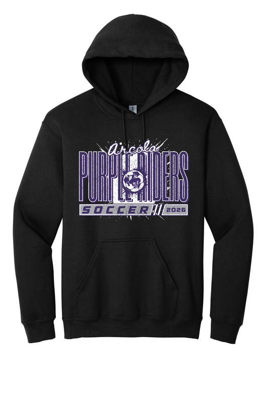 Arcola - Soccer - Design 01 - Hooded Sweatshirt - Gildan 18500