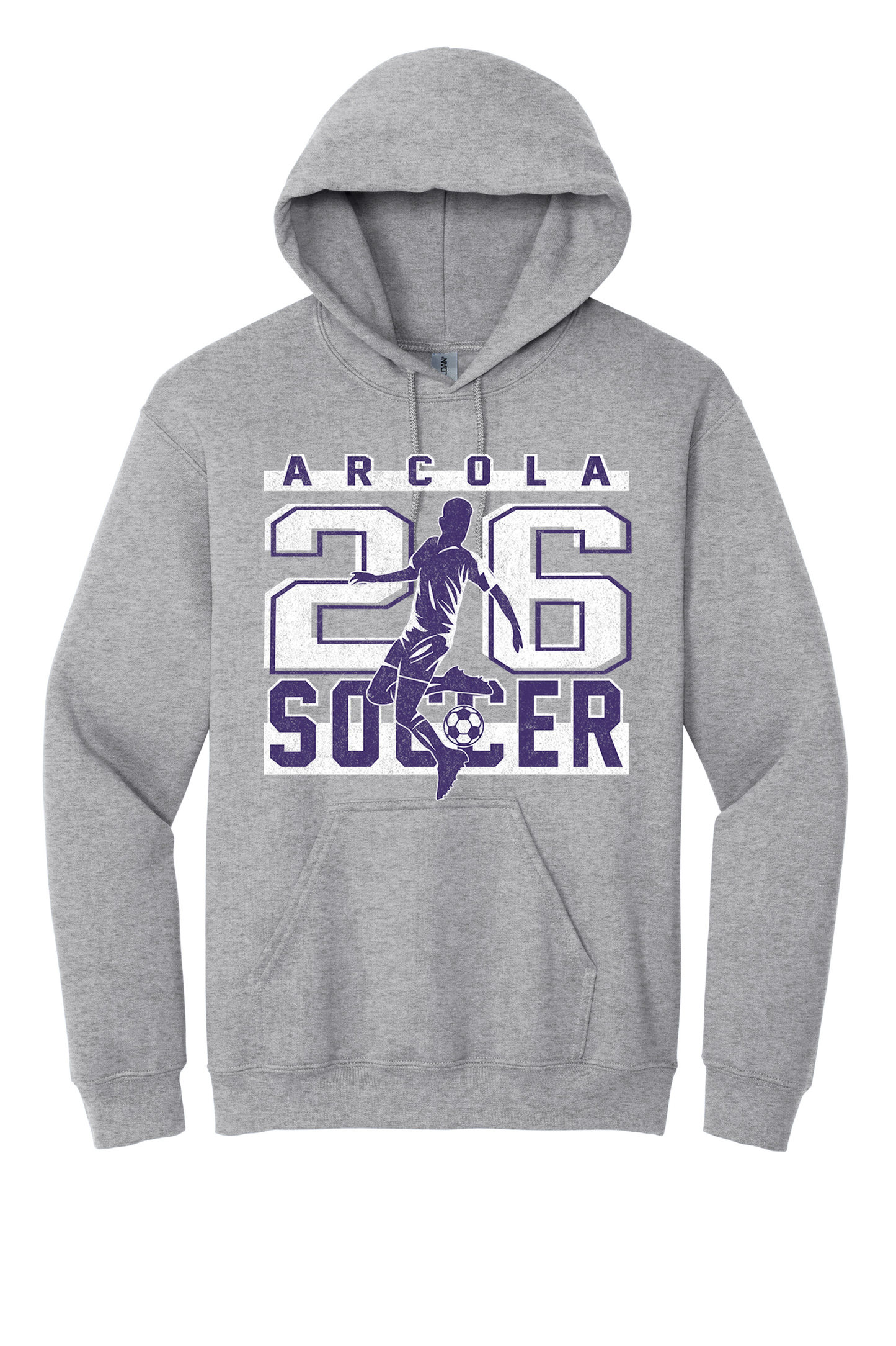 Arcola - Soccer - Design 02 - Hooded Sweatshirt - Gildan 18500