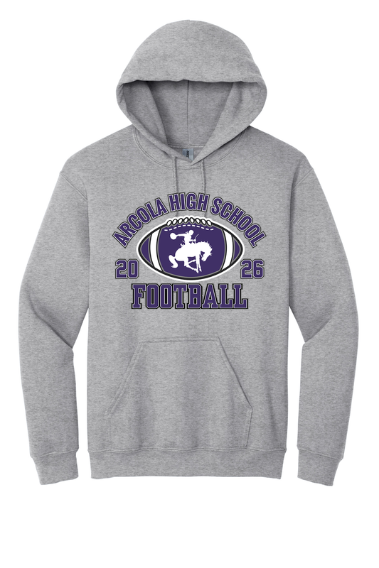 Arcola - Football - Design 03 - Hooded Sweatshirt - Gildan 18500