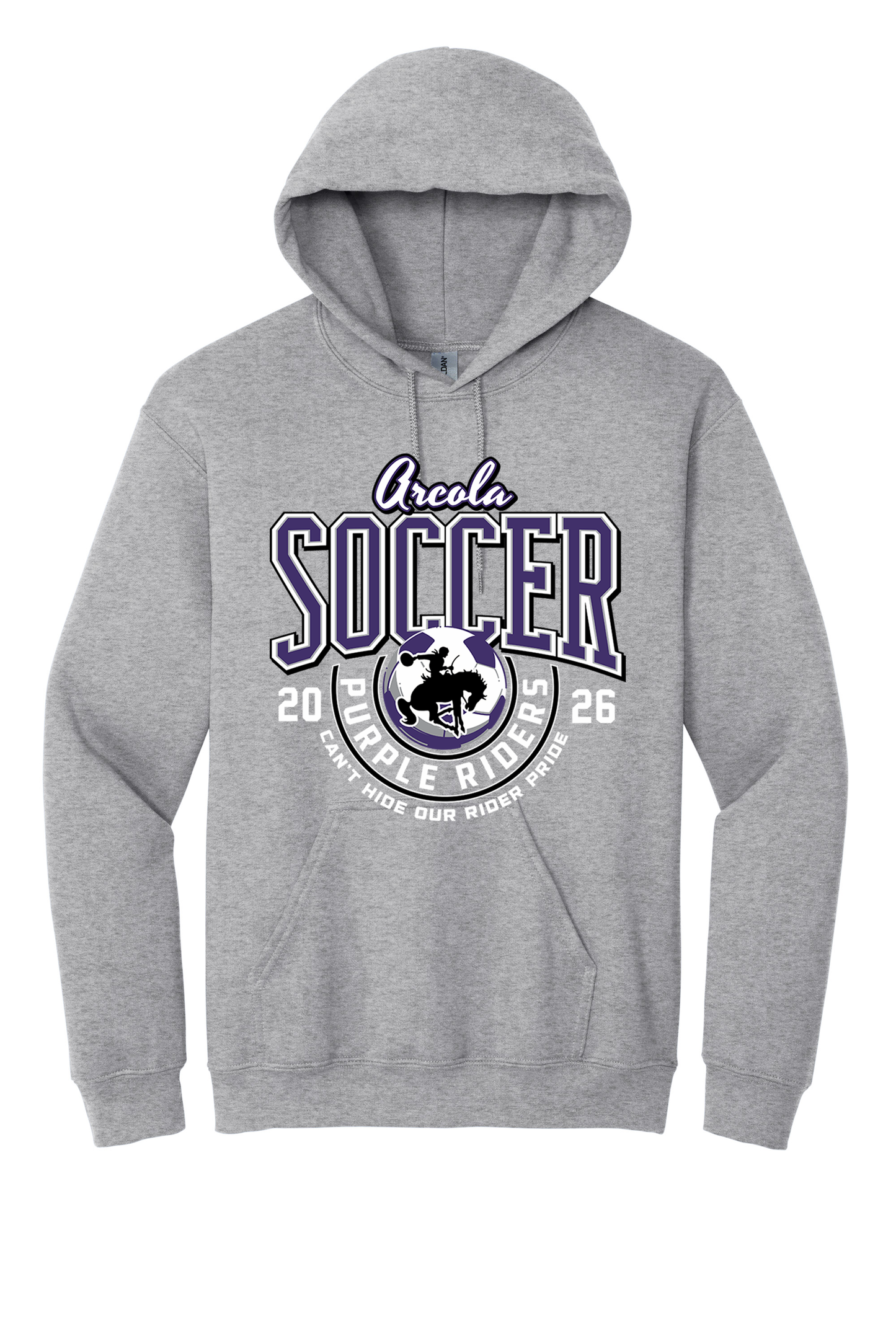 Arcola - Soccer - Design 03 - Hooded Sweatshirt - Gildan 18500