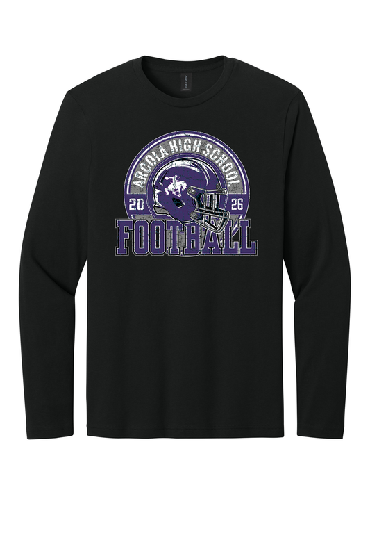 Arcola - Football - Design 02 - Long Sleeve T - Gildan 64400