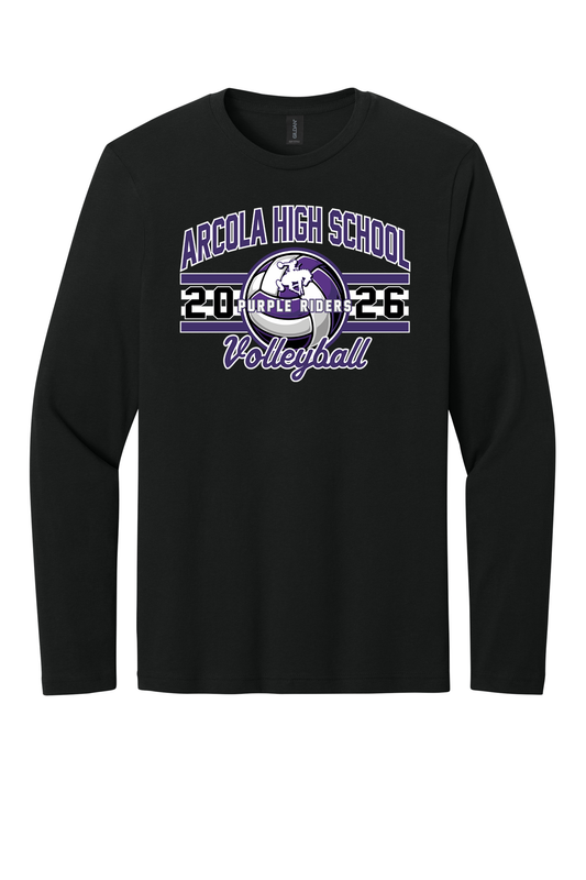 Arcola - Volleyball - Design 03 - Long Sleeve T - Gildan 64400