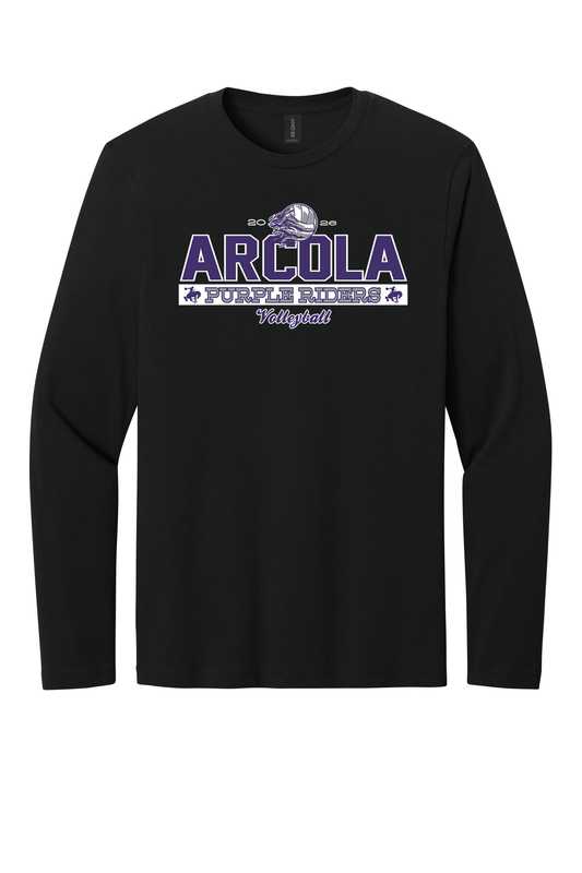 Arcola - Volleyball - Design 01 - Long Sleeve T - Gildan 64400