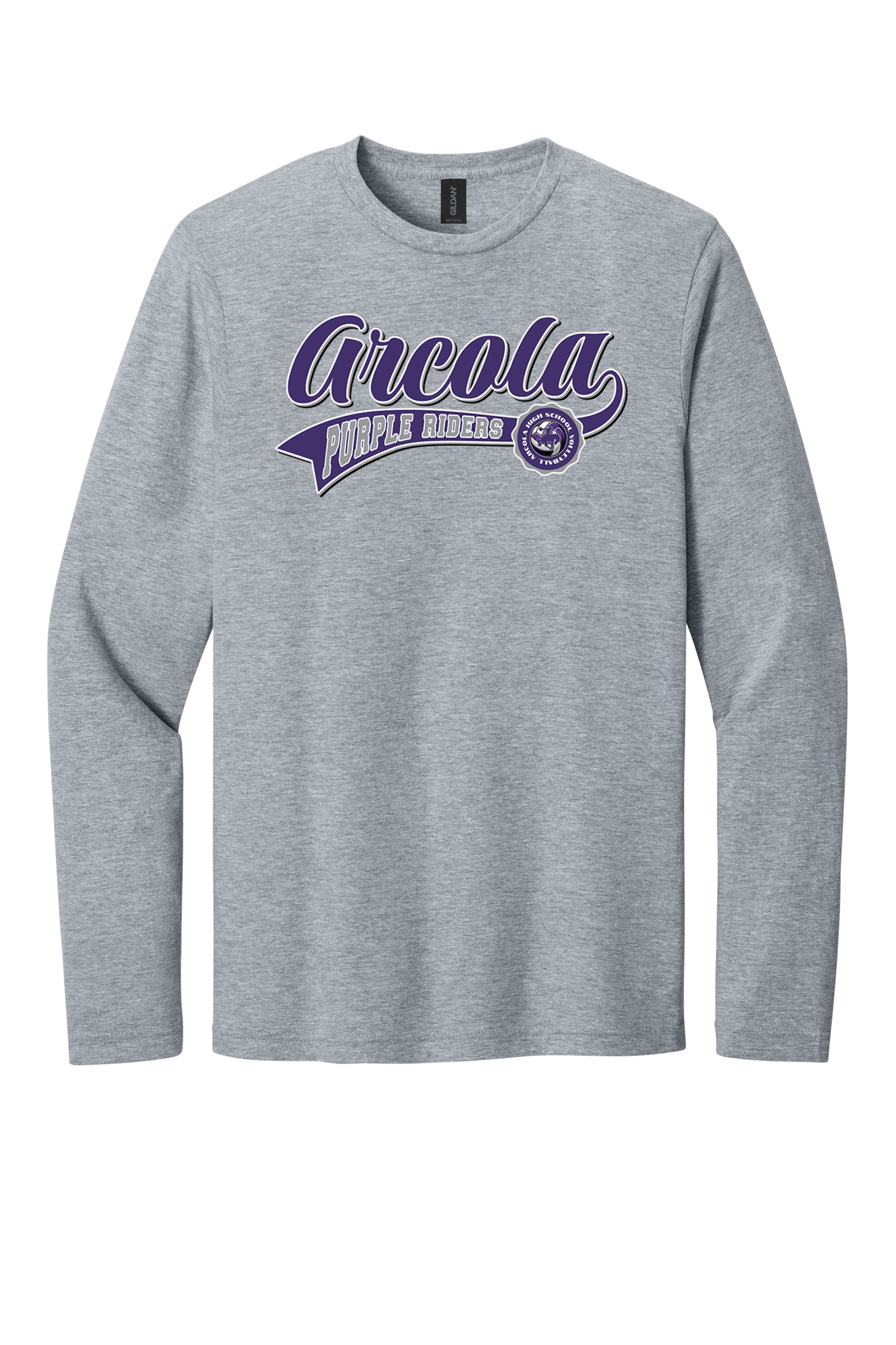 Arcola - Volleyball - Design 02 - Long Sleeve T - Gildan 64400