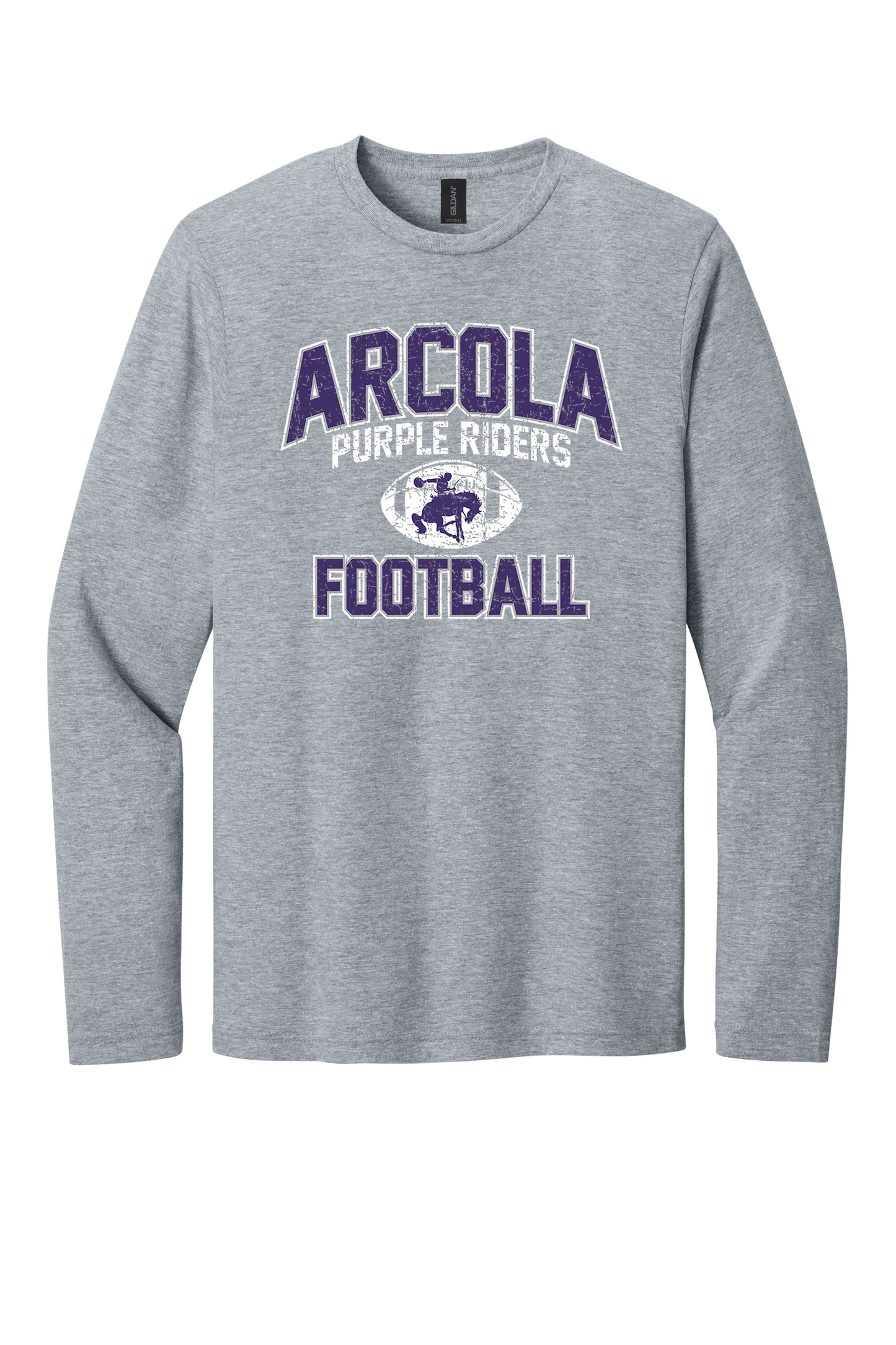 Arcola - Football - Design 01 - Long Sleeve T - Gildan 64400