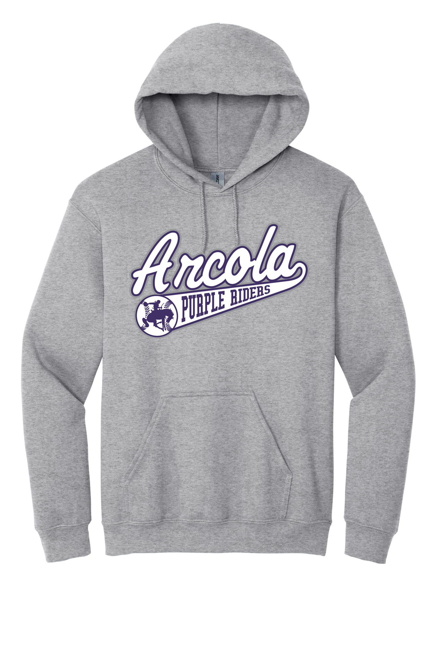 Arcola - Baseball - Design 01 - Hooded Sweatshirt - Gildan 18500