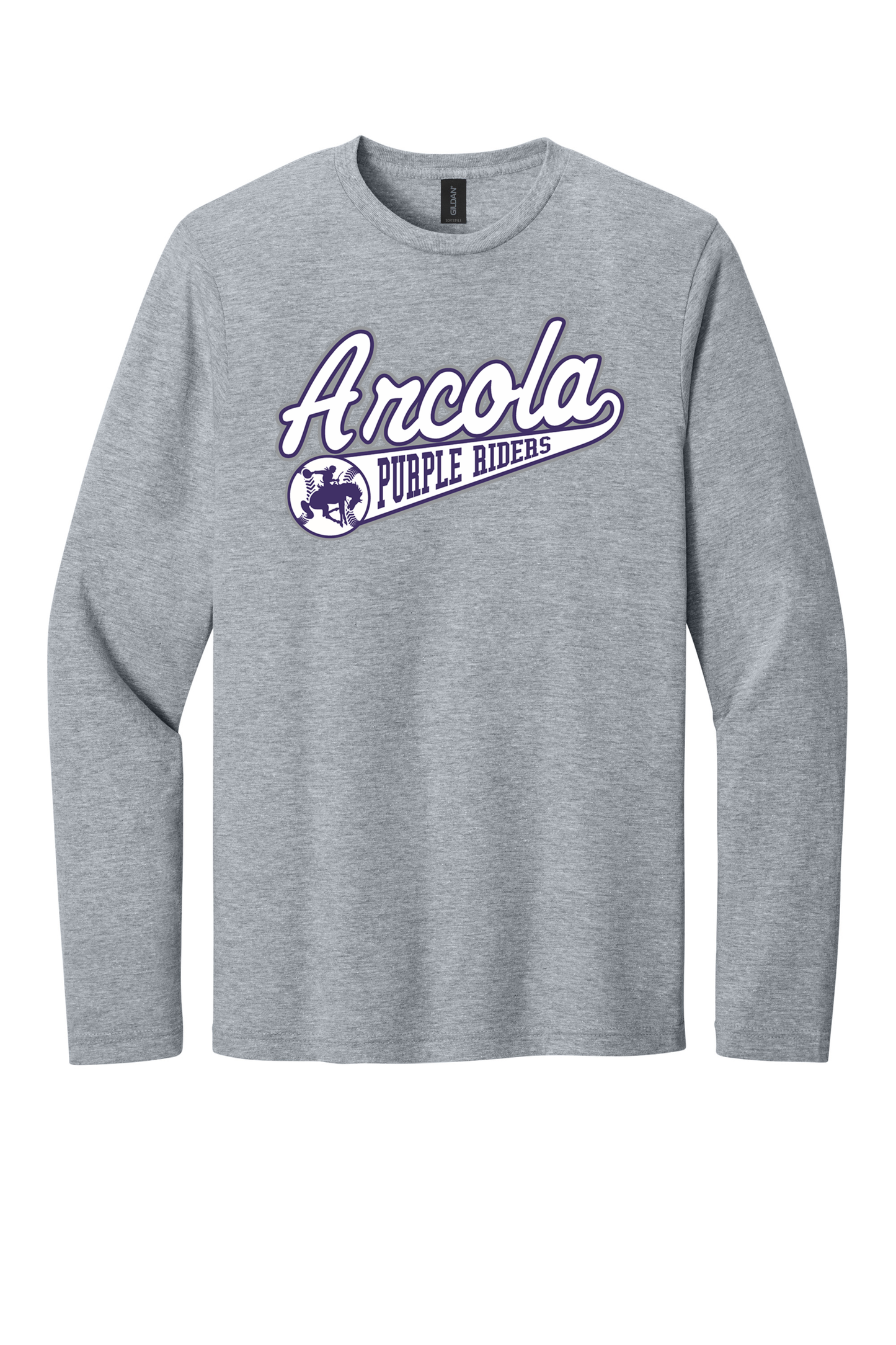 Arcola - Baseball - Design 01 - Long Sleeve T - Gildan 64400
