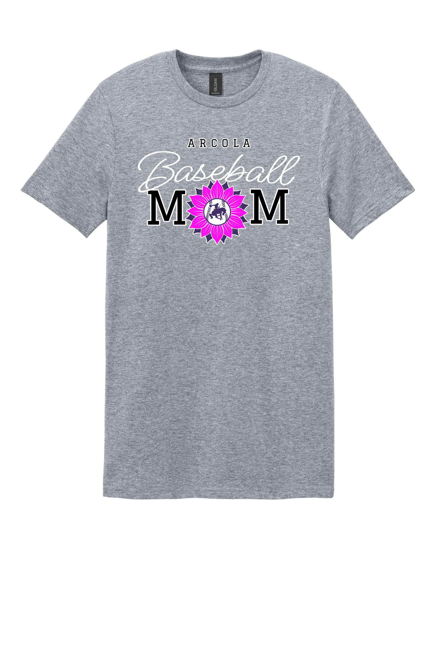 Arcola - Baseball - Design 02 - T-shirt - Gildan 64000