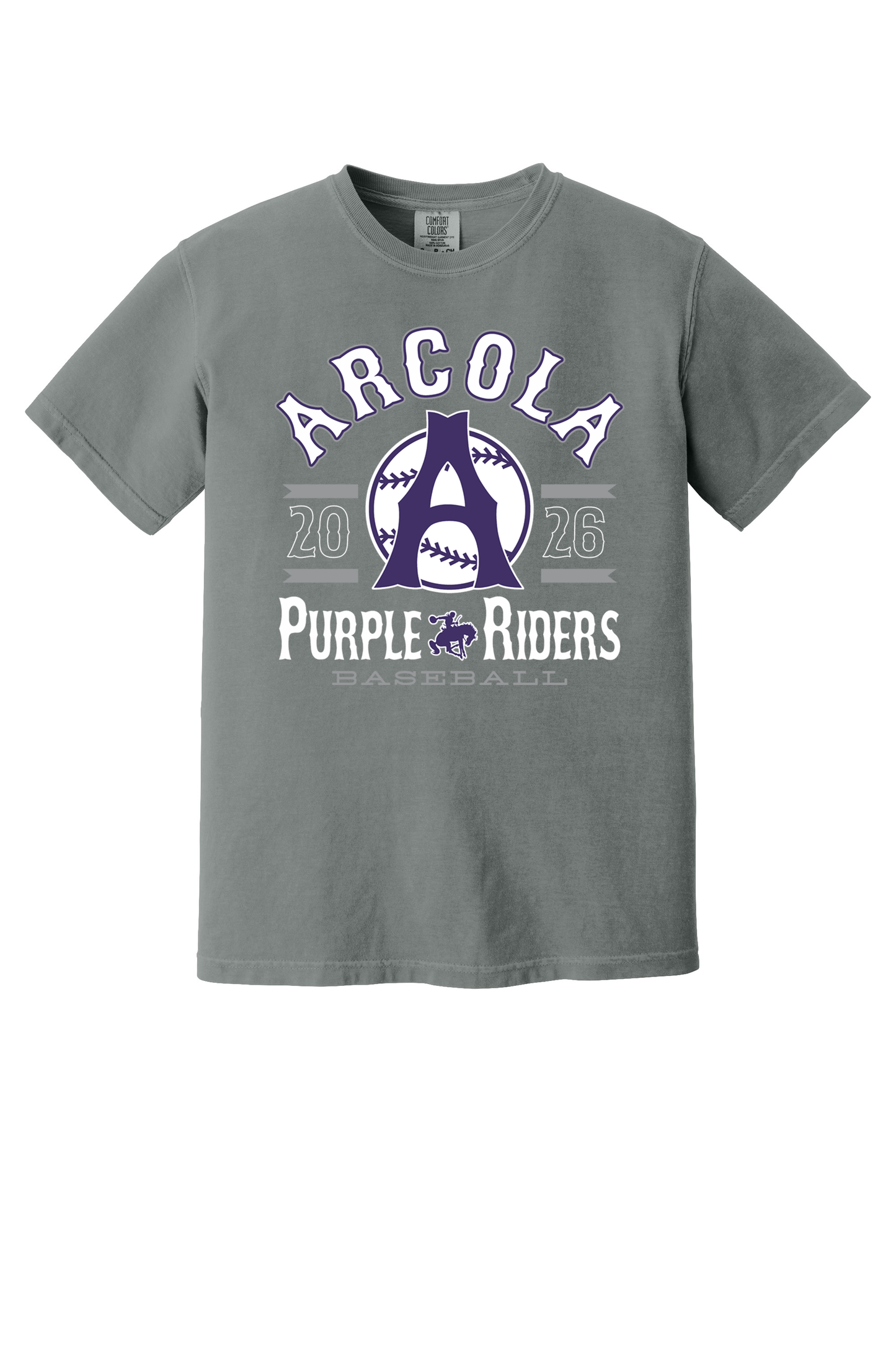 Arcola - Baseball - Design 04 - T-shirt - Comfort Color 1717