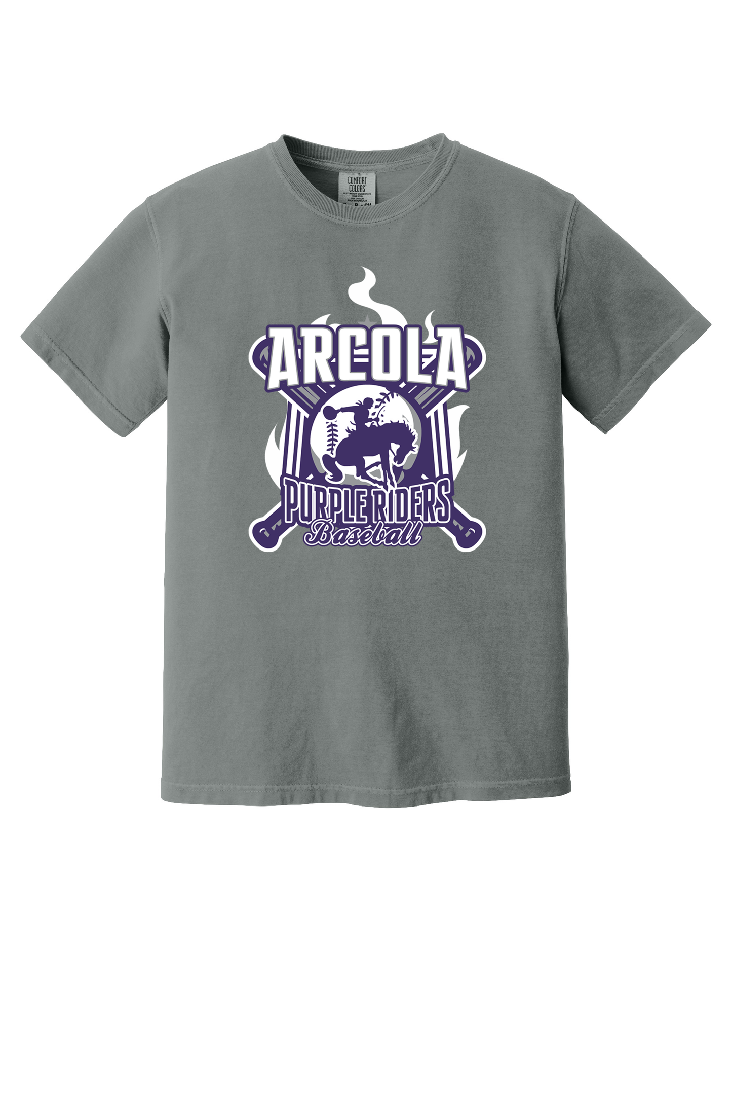 Arcola - Baseball - Design 05 - T-shirt - Comfort Color 1717