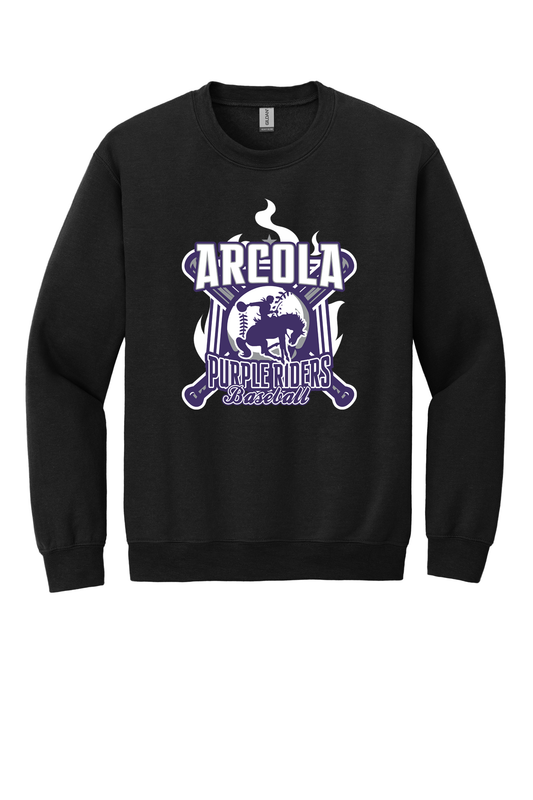 Arcola - Baseball - Design 05 - Crewneck Sweatshirt - Gildan 18000