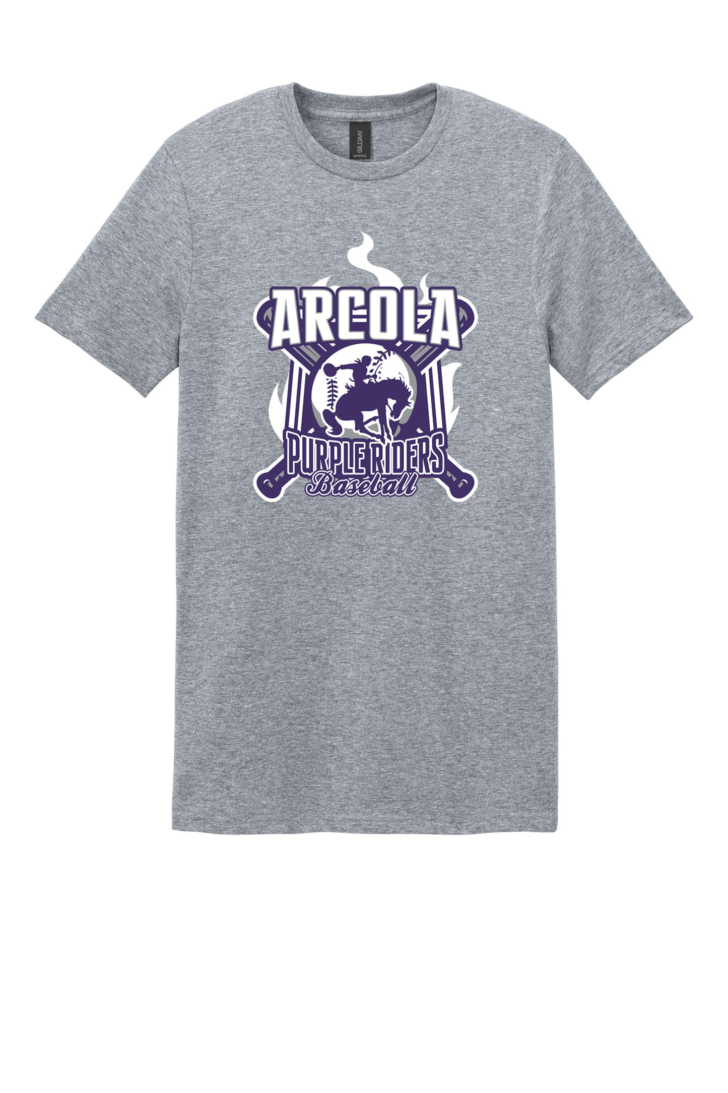 Arcola - Baseball - Design 05 - T-shirt - Gildan 64000