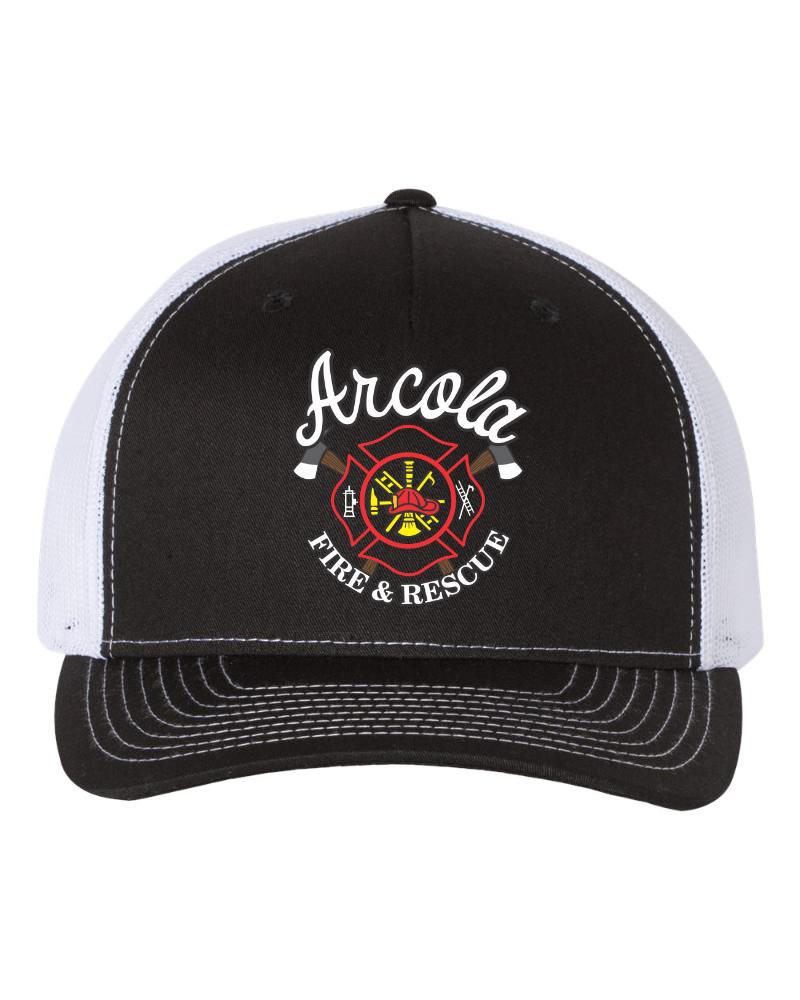 Arcola Fire Department - Maltese - Richardson 5 Panel - Mesh / Snap Back Cap - 112FP