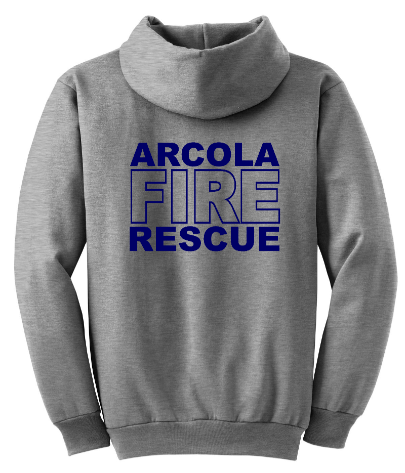 Arcola Fire Department - Basic Fleece Hooded Sweatshirt - PC90H