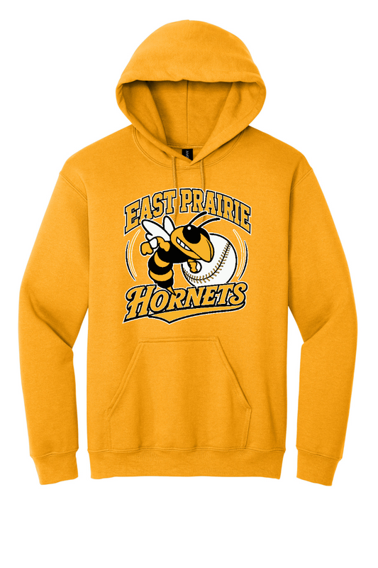 Tuscola Baseball 2026 Gildan 18500 Hornet Logo - Gold