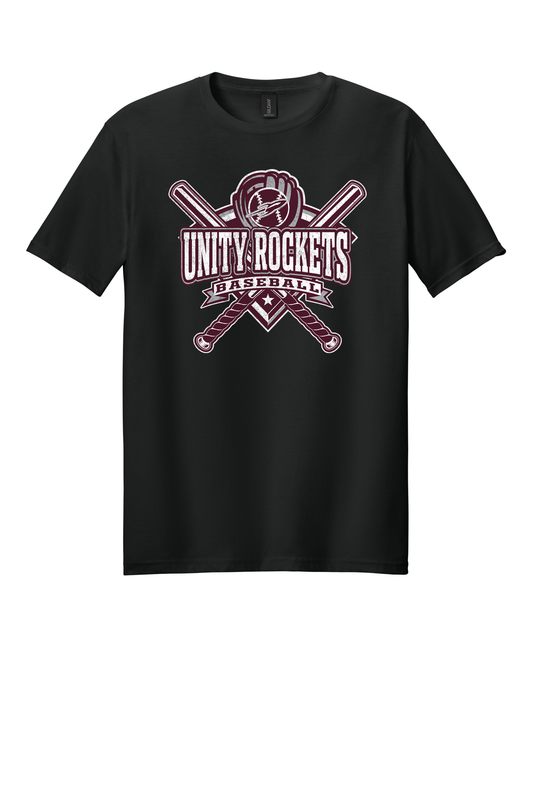 Unity - Baseball - Design 03 - T-shirt - Gildan 64000 - Black