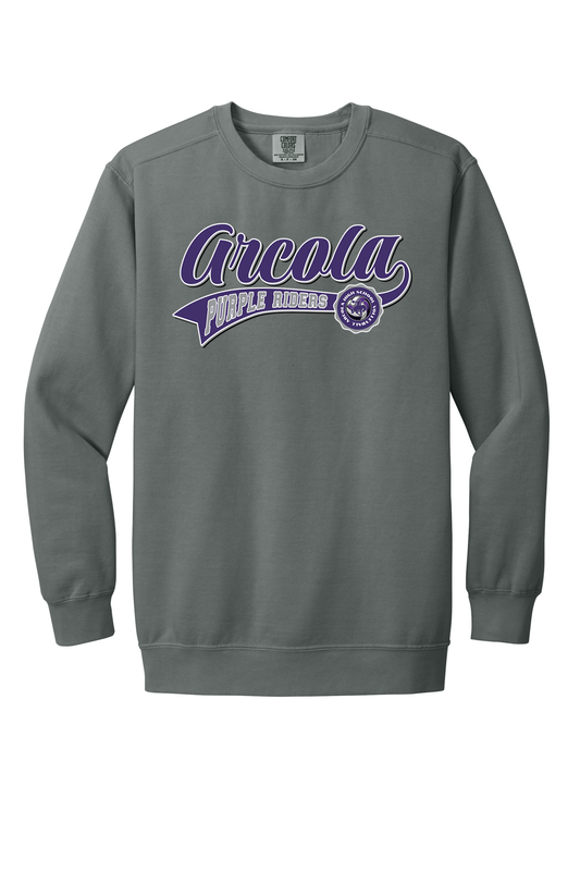 Arcola - Volleyball - Design 02 -  Crewneck Sweatshirt - Comfort Color 1566