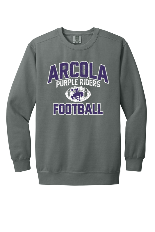 Arcola - Football - Design 01 -  Crewneck Sweatshirt - Comfort Color 1566