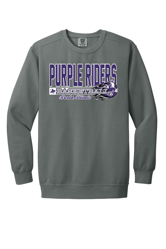 Arcola - Basketball - Design 03 -  Crewneck Sweatshirt - Comfort Color 1566