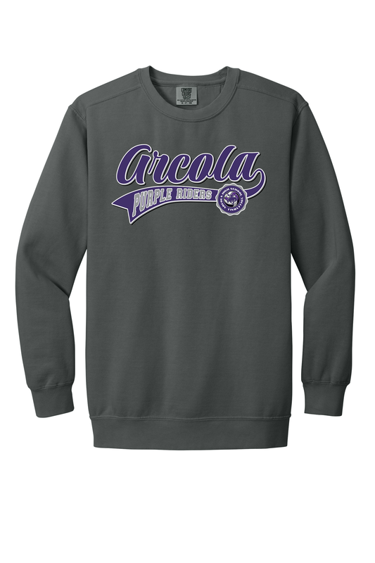 Arcola - Volleyball - Design 02 -  Crewneck Sweatshirt - Comfort Color 1566