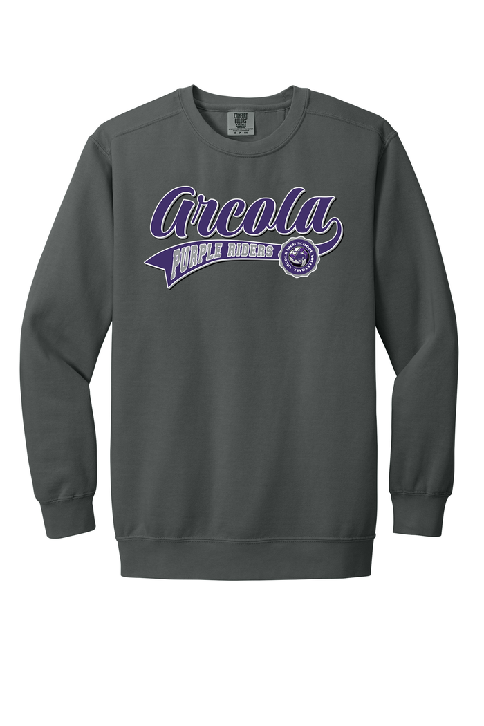 Arcola - Volleyball - Design 02 -  Crewneck Sweatshirt - Comfort Color 1566