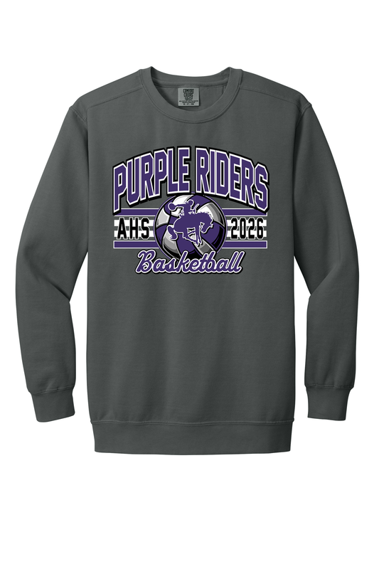 Arcola - Basketball - Design 02 -  Crewneck Sweatshirt - Comfort Color 1566