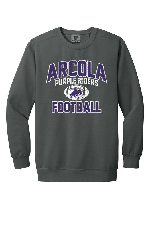 Arcola - Football - Design 01 -  Crewneck Sweatshirt - Comfort Color 1566