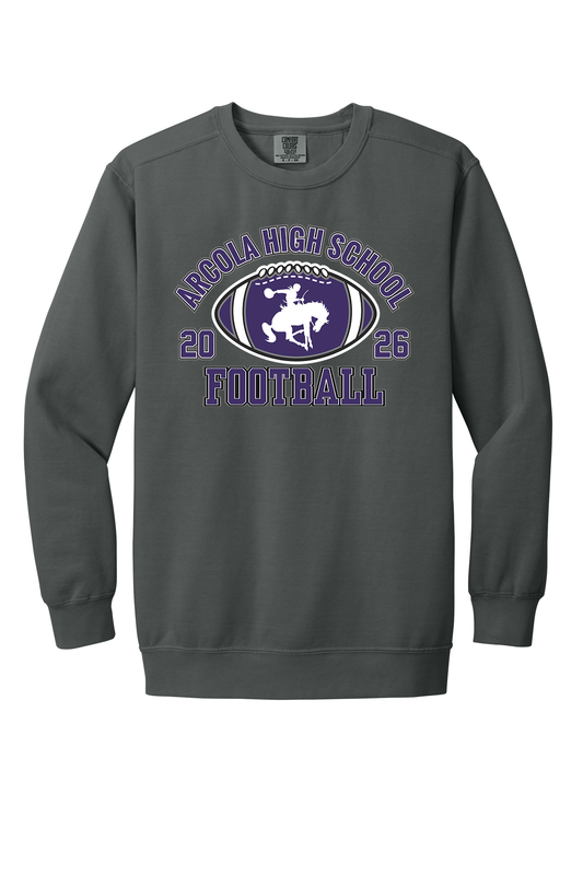 Arcola - Football - Design 03 -  Crewneck Sweatshirt - Comfort Color 1566