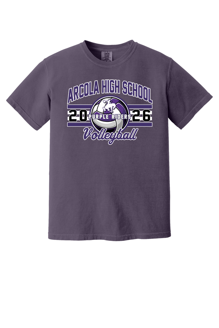 Arcola - Volleyball - Design 03 -  T-shirt - Comfort Color 1717