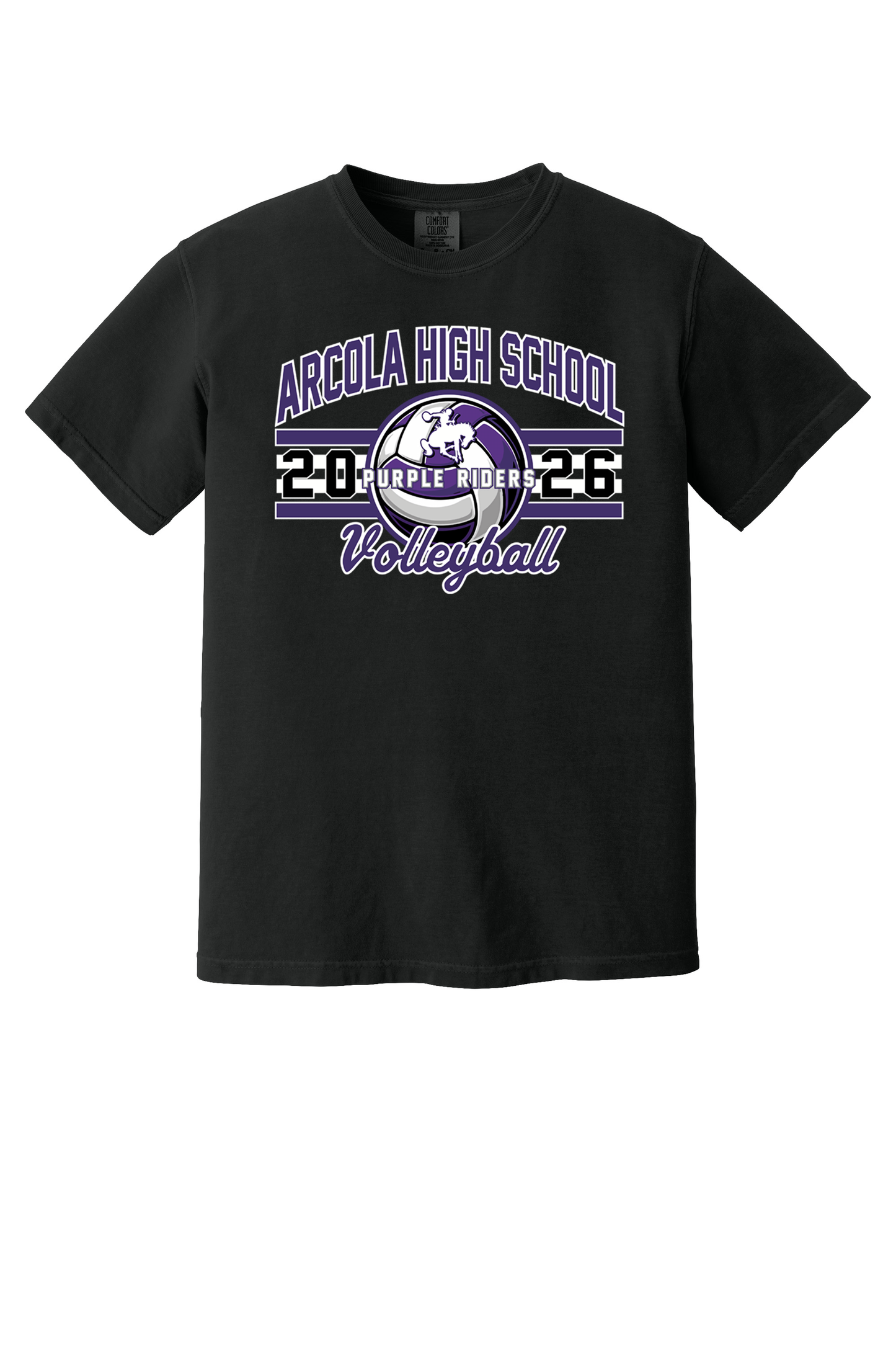 Arcola - Volleyball - Design 03 -  T-shirt - Comfort Color 1717