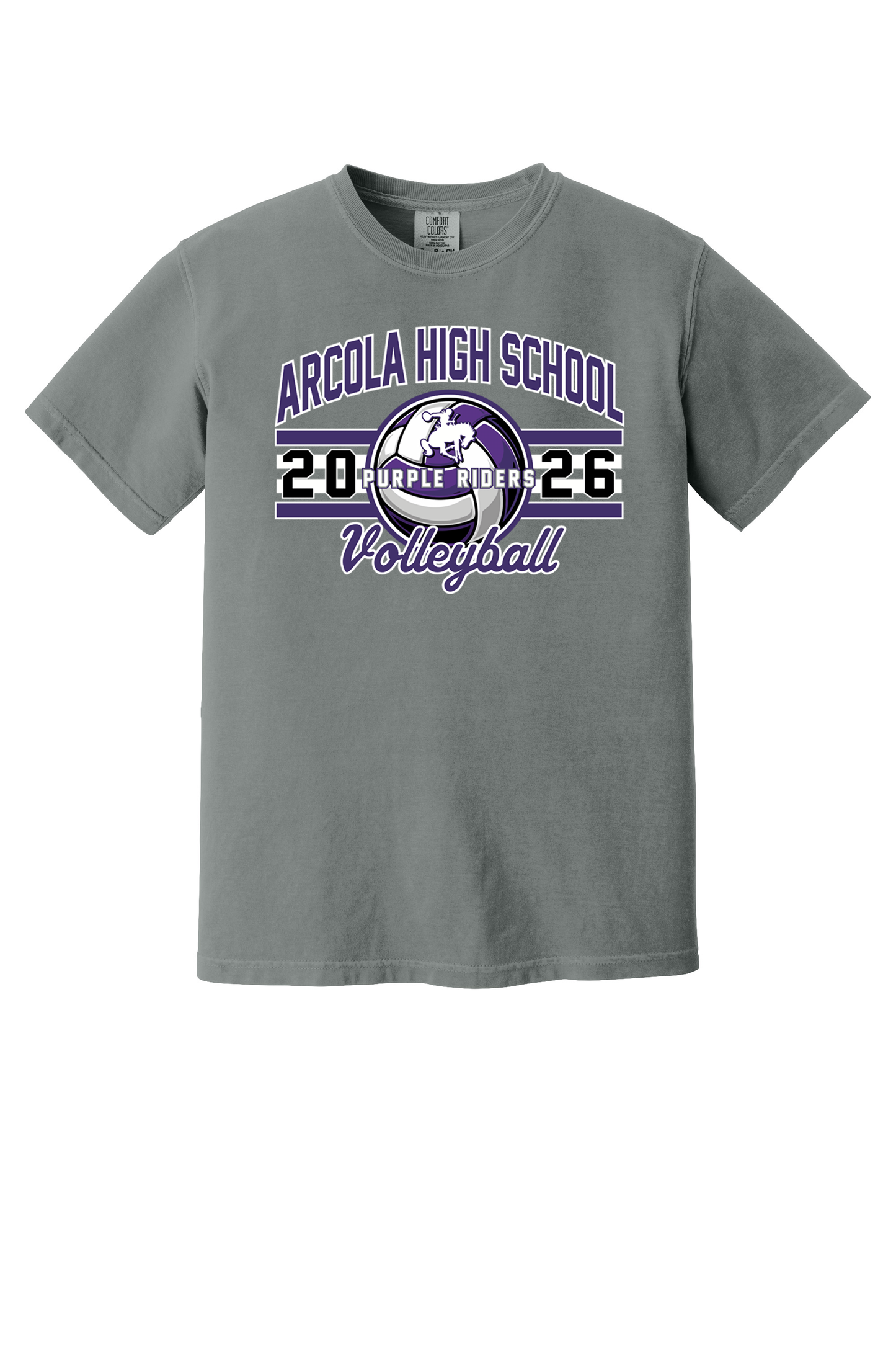 Arcola - Volleyball - Design 03 -  T-shirt - Comfort Color 1717