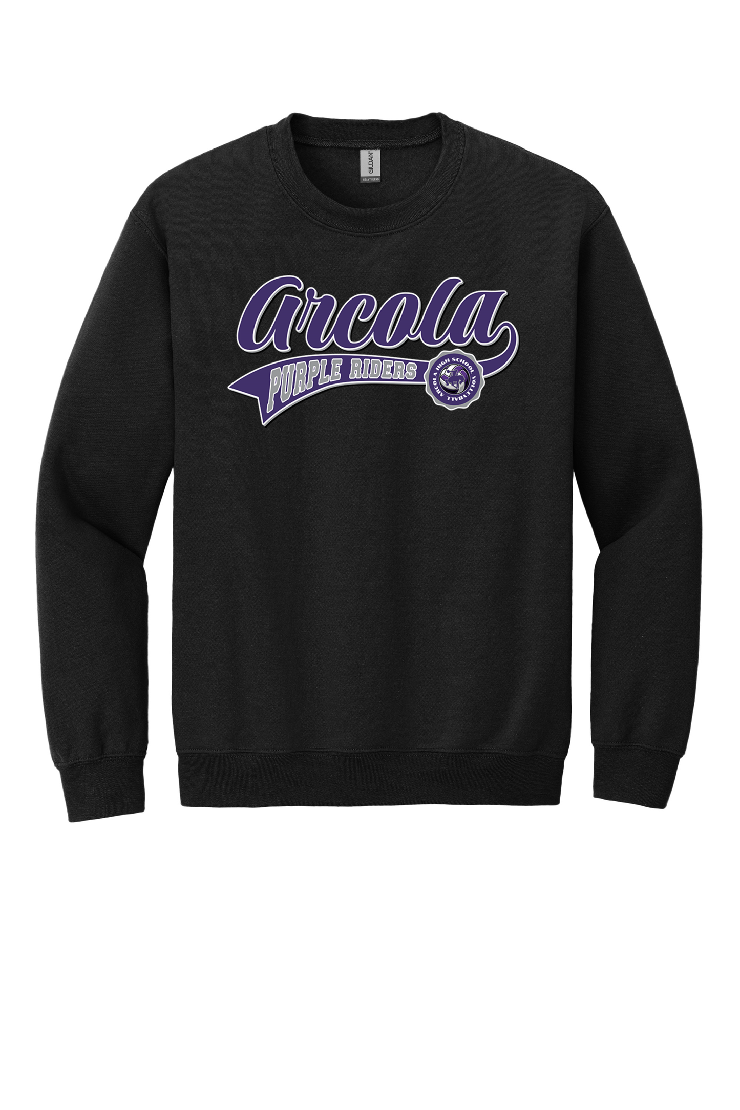 Arcola - Volleyball - Design 02 -  Crewneck Sweatshirt - Gildan 18000