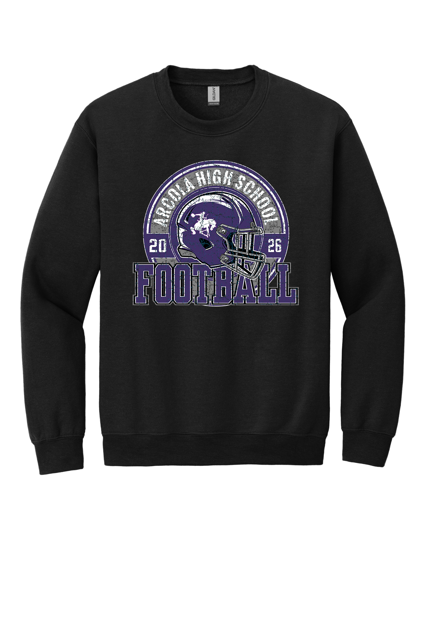 Arcola - Football - Design 02 -  Crewneck Sweatshirt - Gildan 18000