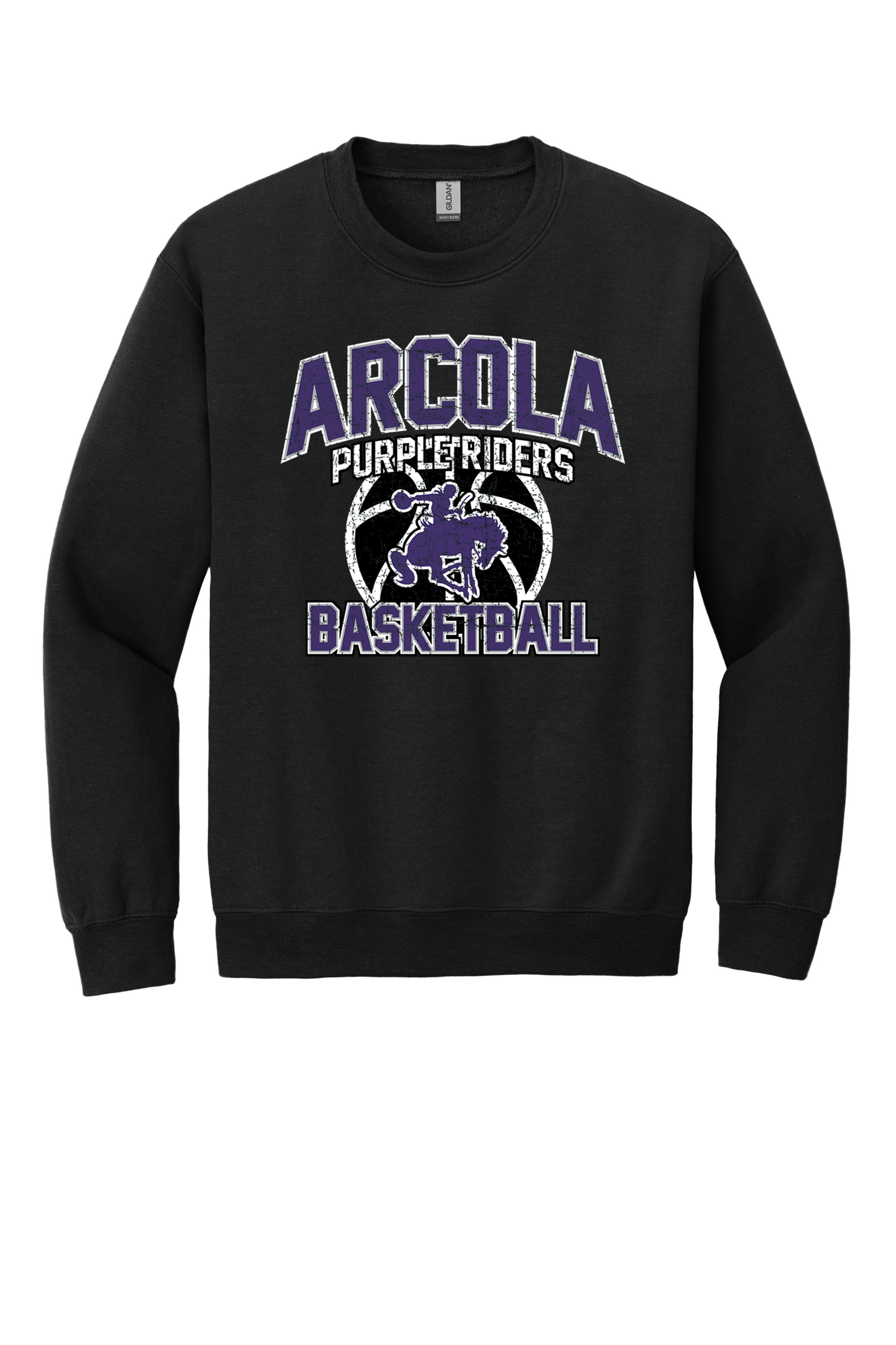 Arcola - Basketball - Design 01 -  Crewneck Sweatshirt - Gildan 18000