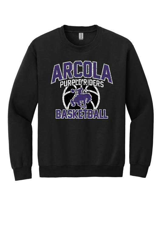 Arcola - Basketball - Design 01 -  Crewneck Sweatshirt - Gildan 18000