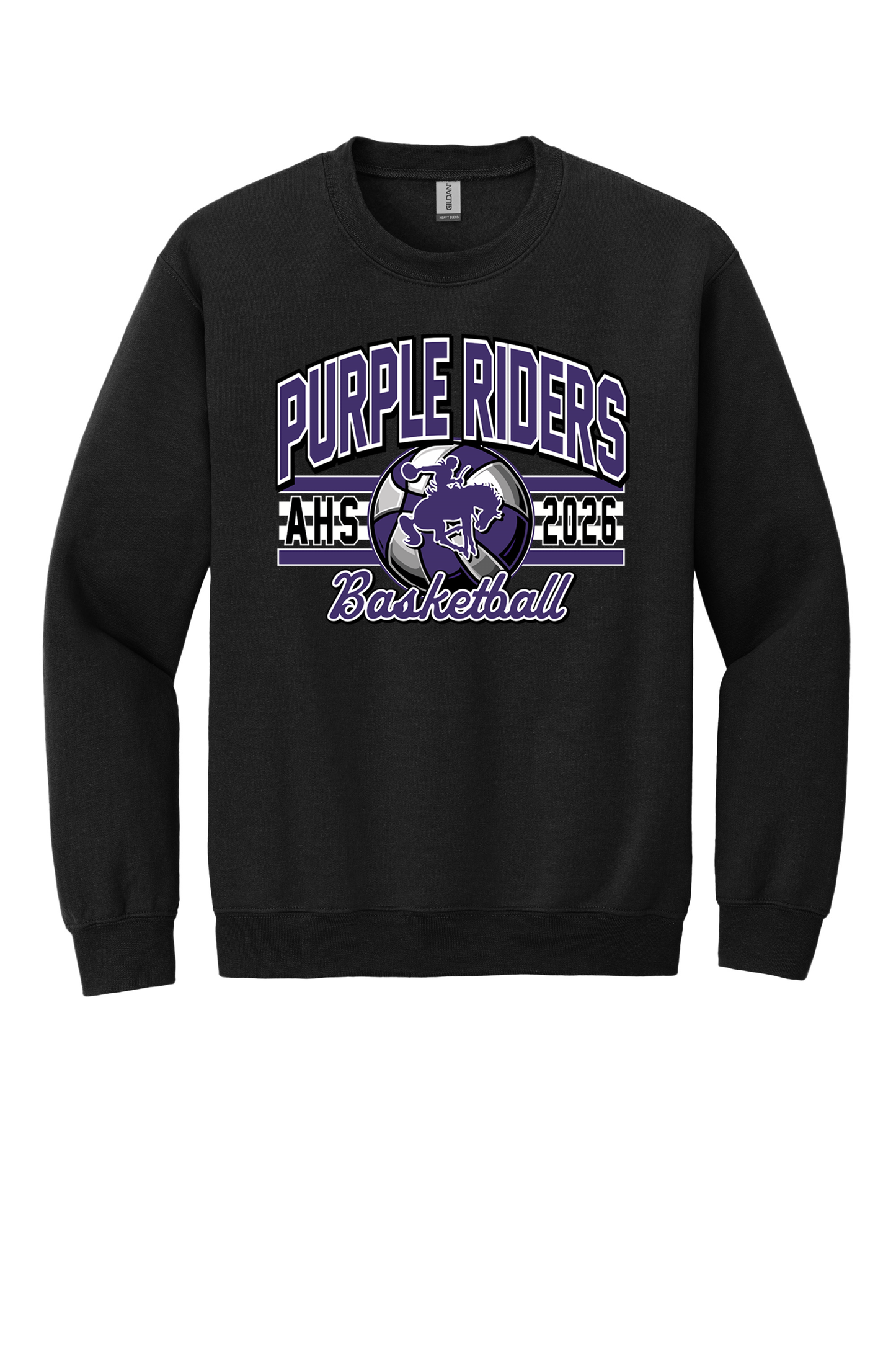Arcola - Basketball - Design 02 -  Crewneck Sweatshirt - Gildan 18000