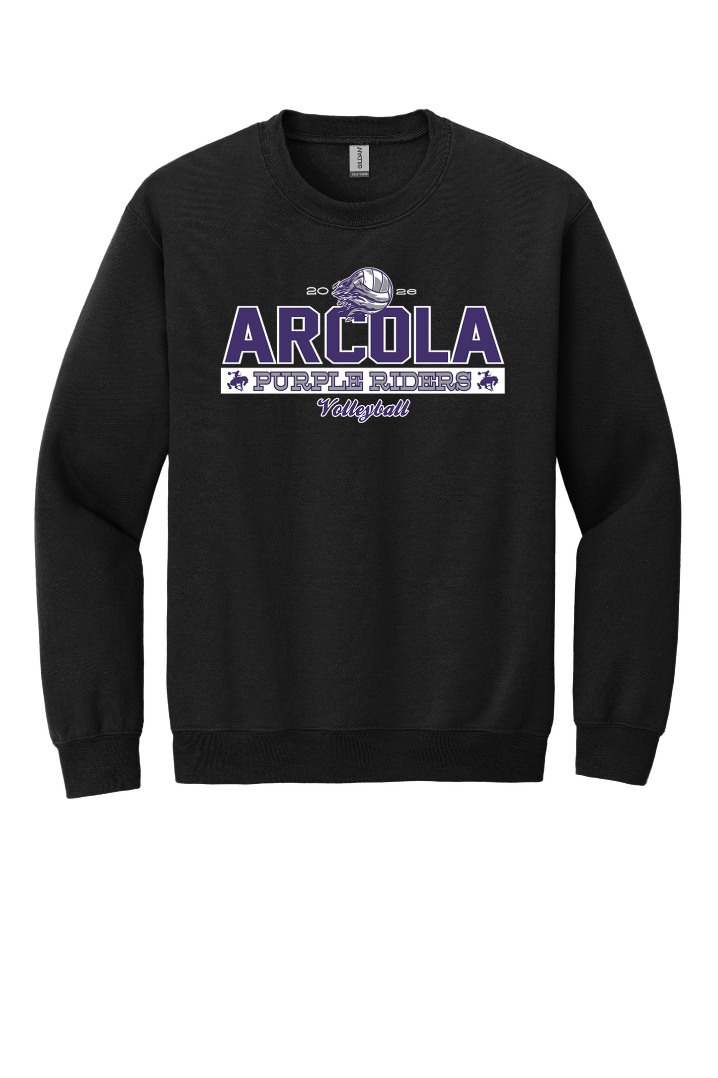Arcola - Volleyball - Design 01 -  Crewneck Sweatshirt - Gildan 18000