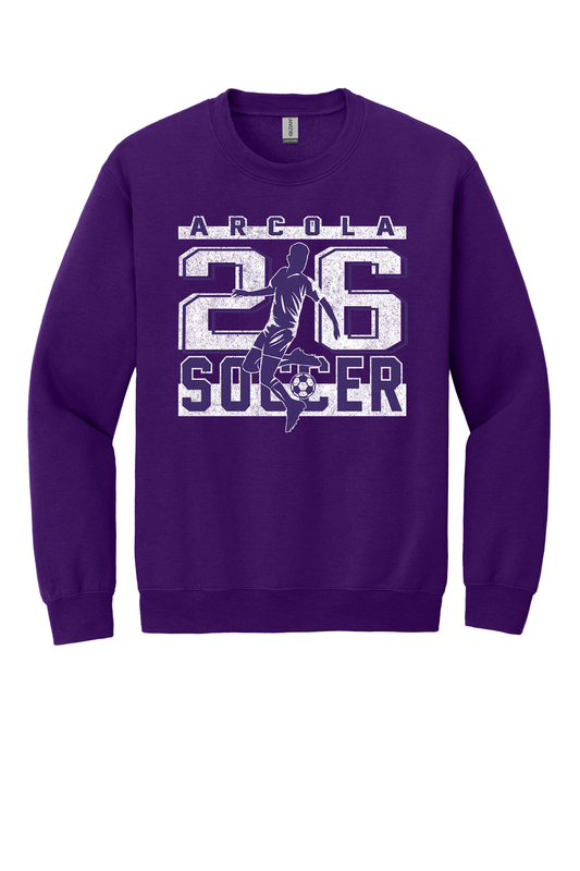 Arcola - Soccer - Design 02 -  Crewneck Sweatshirt - Gildan 18000