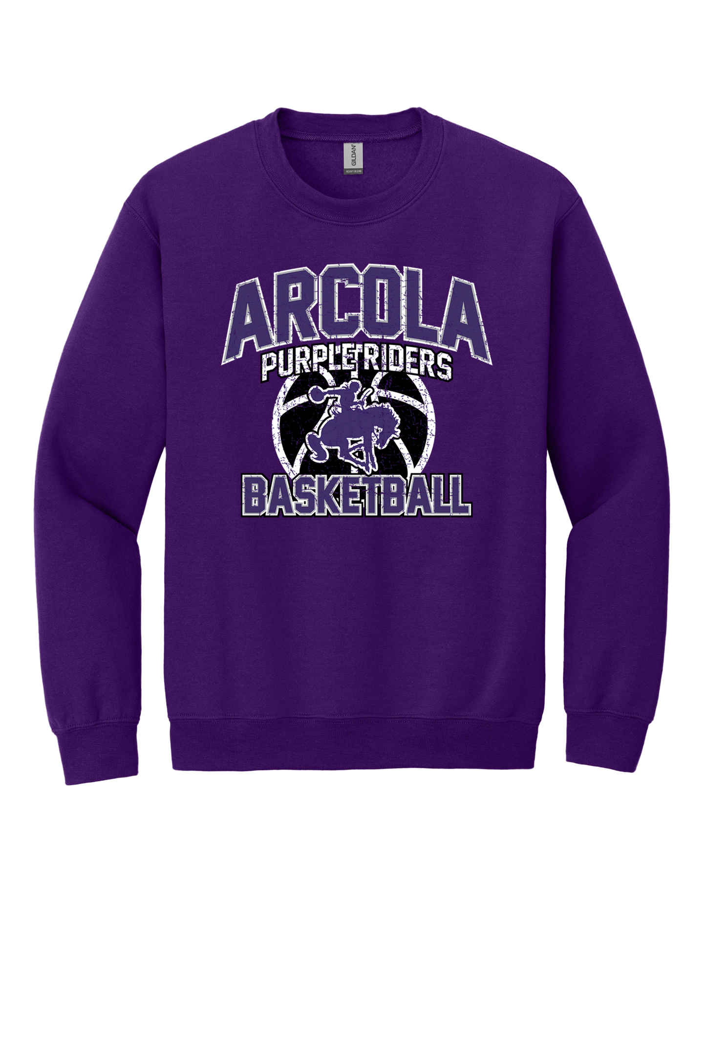 Arcola - Basketball - Design 01 -  Crewneck Sweatshirt - Gildan 18000
