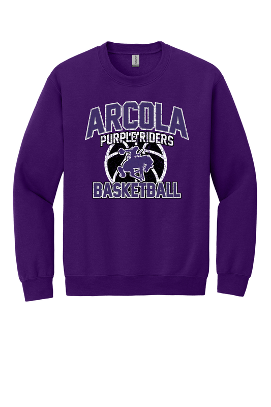 Arcola - Basketball - Design 01 -  Crewneck Sweatshirt - Gildan 18000