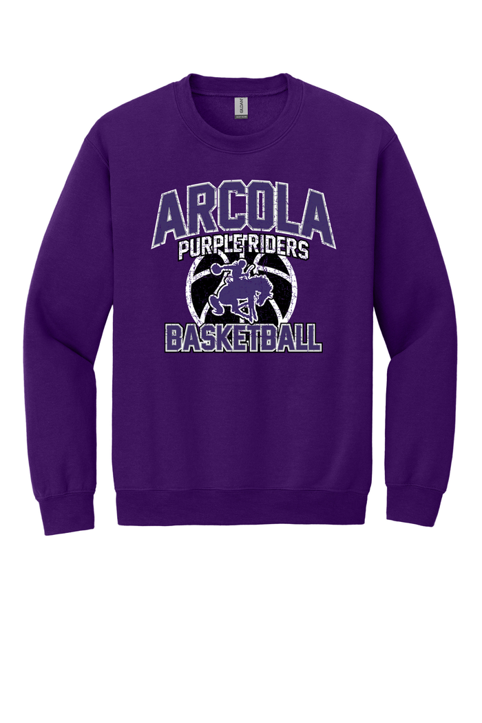 Arcola - Basketball - Design 01 -  Crewneck Sweatshirt - Gildan 18000