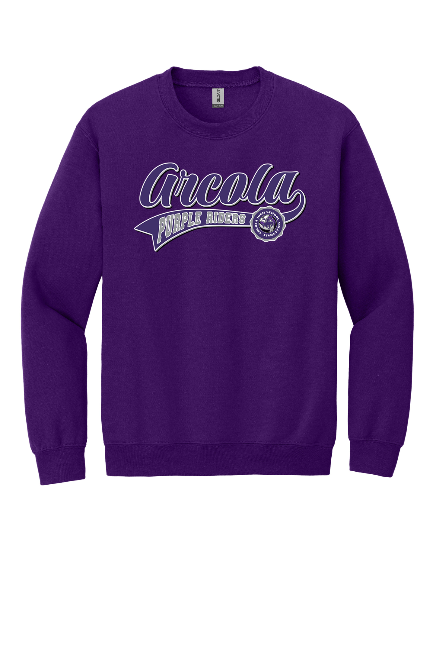 Arcola - Volleyball - Design 02 -  Crewneck Sweatshirt - Gildan 18000