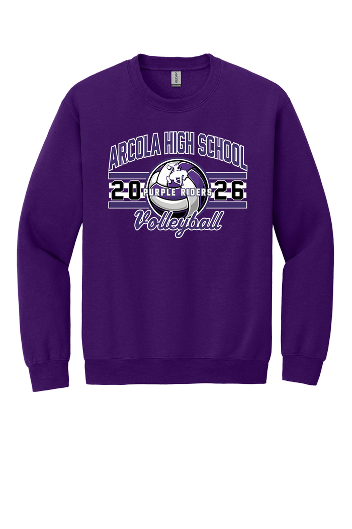 Arcola - Volleyball - Design 03 -  Crewneck Sweatshirt - Gildan 18000