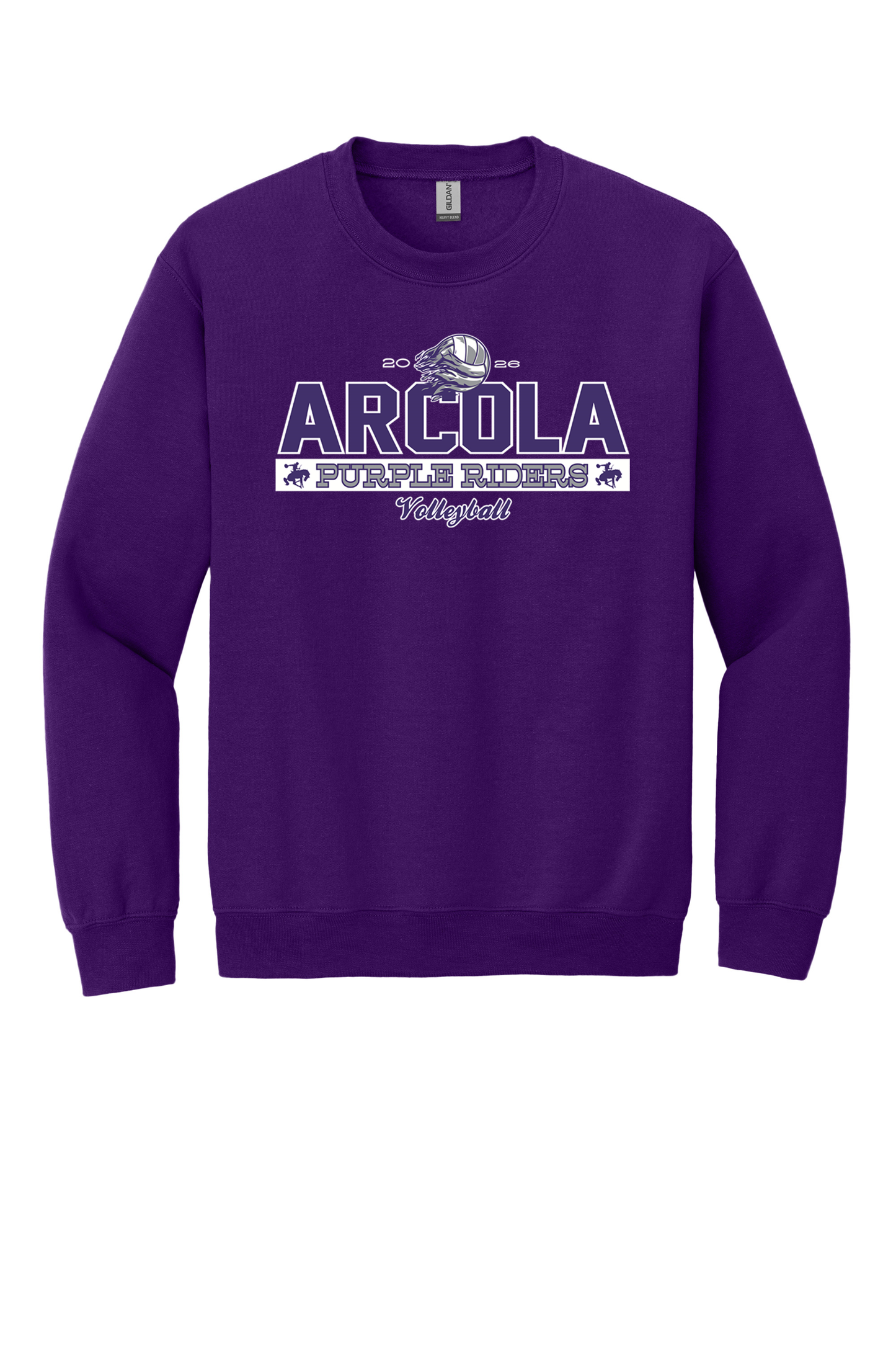 Arcola - Volleyball - Design 01 -  Crewneck Sweatshirt - Gildan 18000