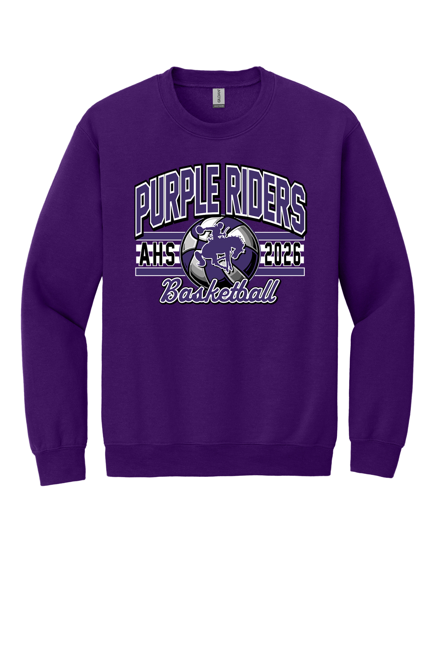 Arcola - Basketball - Design 02 -  Crewneck Sweatshirt - Gildan 18000