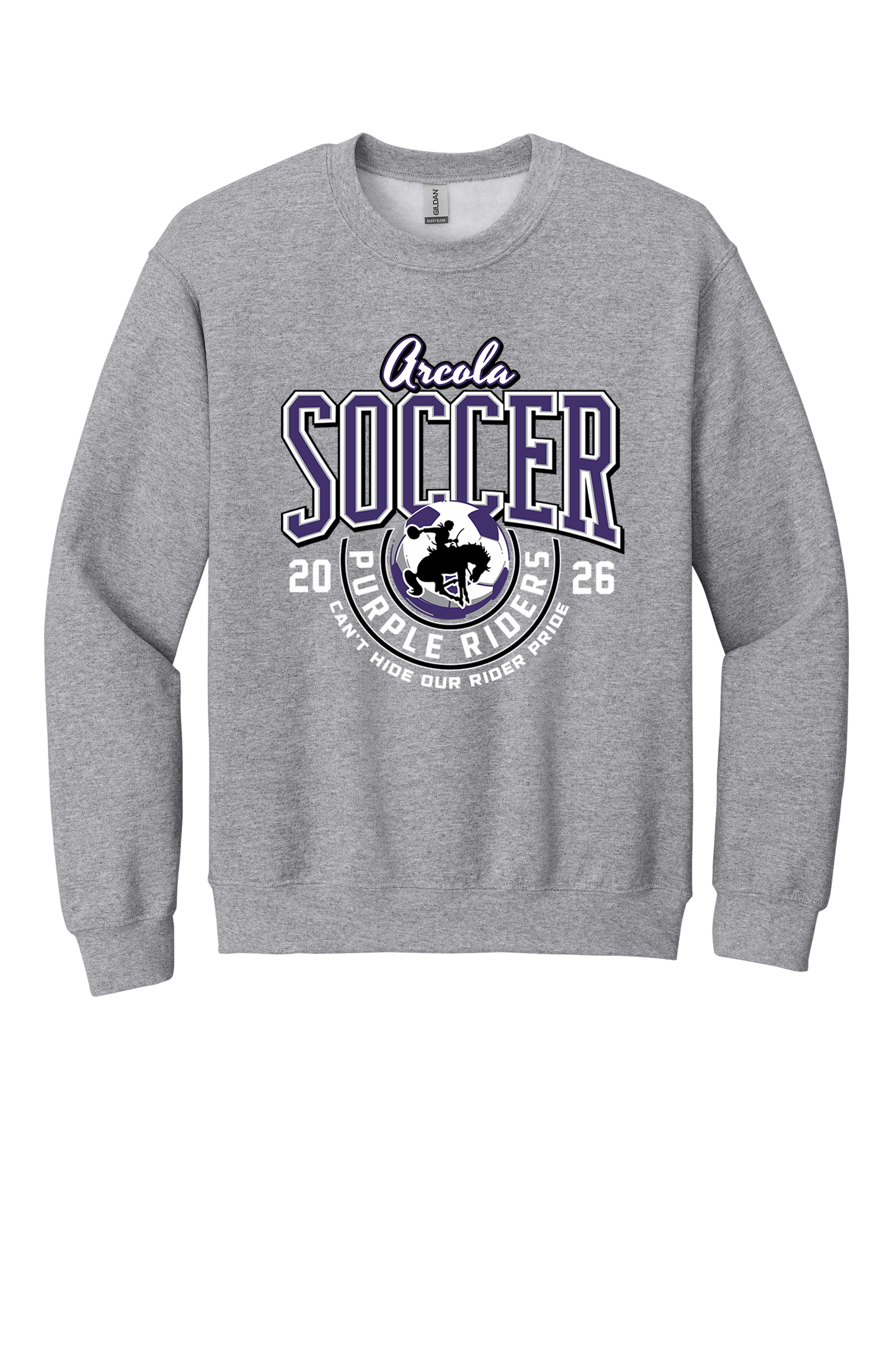 Arcola - Soccer - Design 03 -  Crewneck Sweatshirt - Gildan 18000