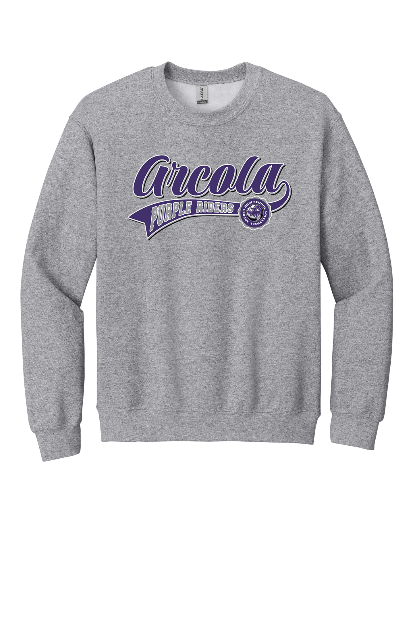 Arcola - Volleyball - Design 02 -  Crewneck Sweatshirt - Gildan 18000